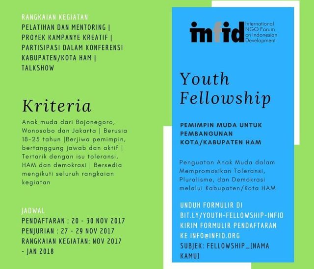 Human Rights Cities Fellowship for Youth