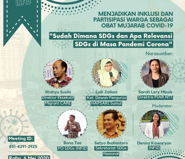 INFID WEBINAR SERIES SDGs DAN COVID-19 #1