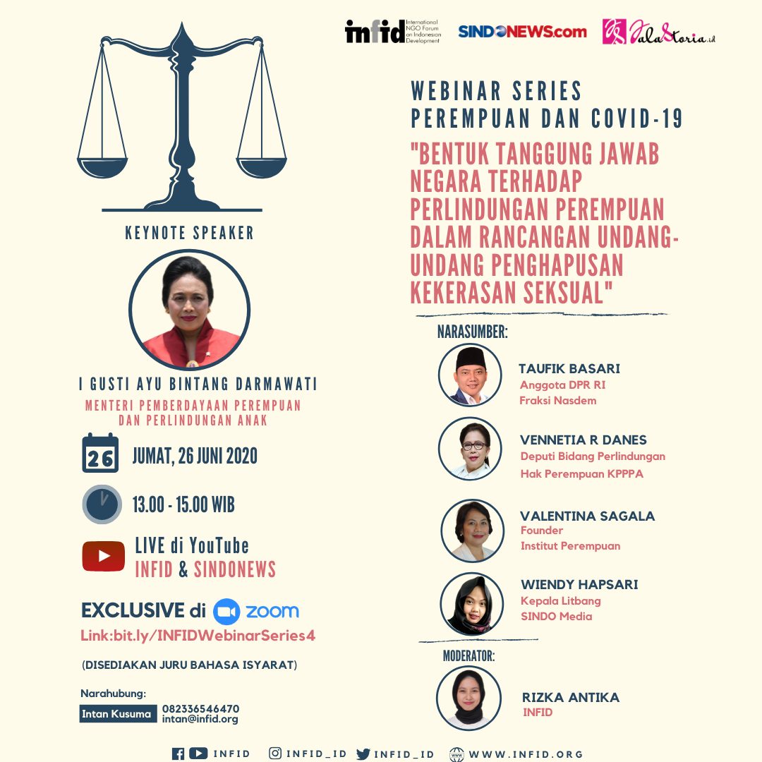INFID WEBINAR SERIES PEREMPUAN DAN COVID-19 #4