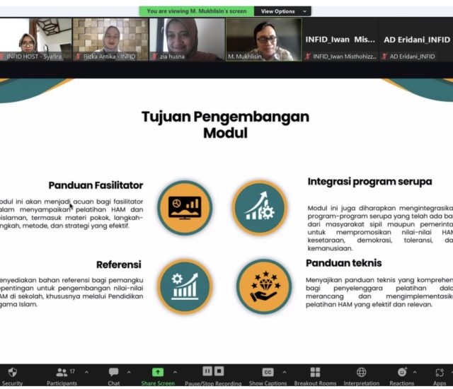 Lokakarya Rancangan Modul Pelatihan Hak Asasi Manusia untuk Guru Pendidikan Agama Islam