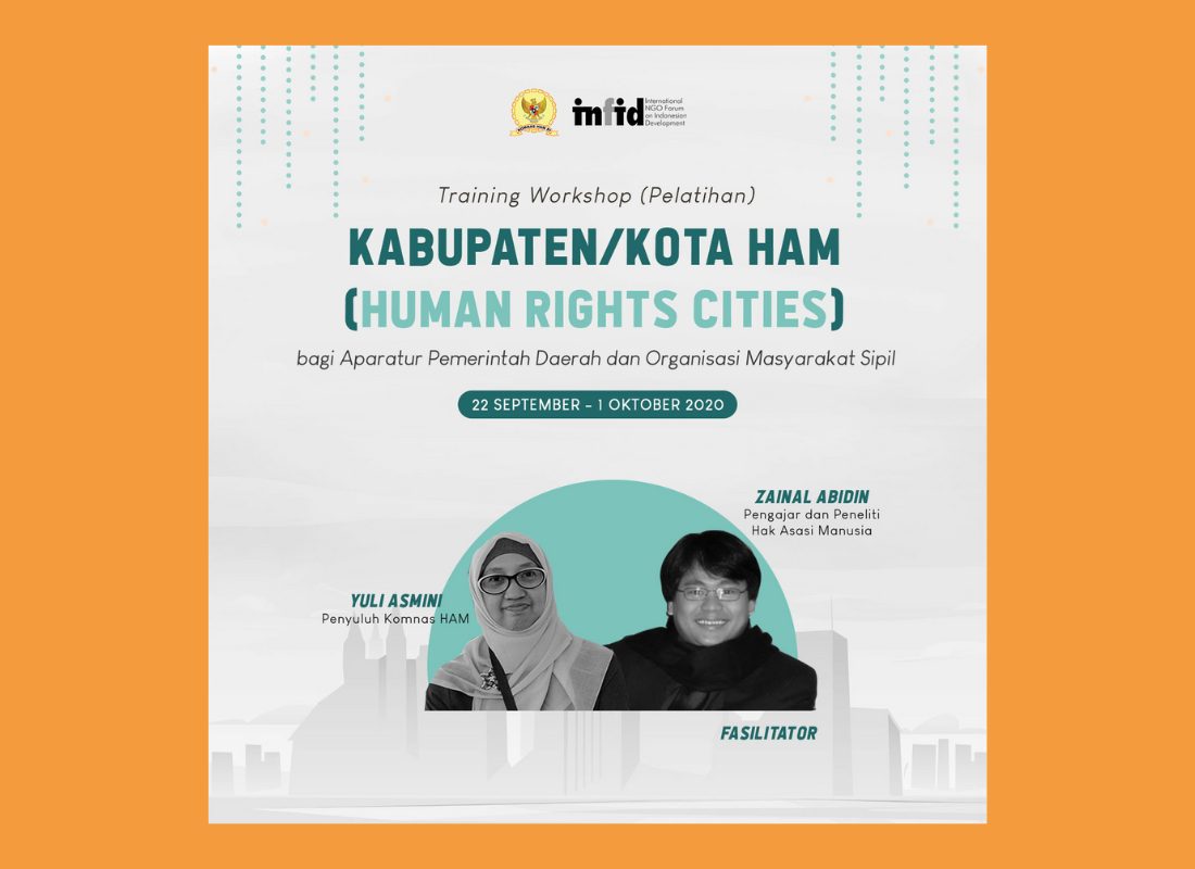 Pelatihan tentang Kabupaten/Kota HAM bagi Pemerintah Daerah dan Aktivis Masyarakat Sipil (22 September – 1 Oktober 2020)
