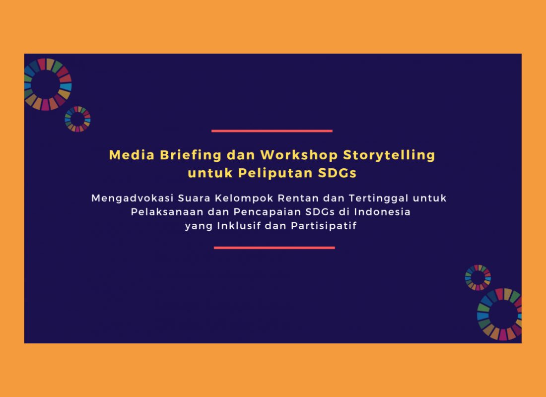 Workshop Storytelling News on SDGs Issues INFID-AJI Indonesia