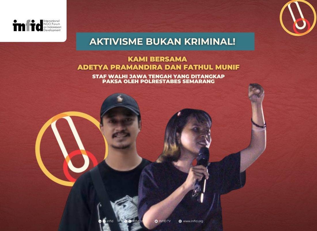Hentikan Kriminalisasi, Bebaskan Adetya Pramandira dan Fathul Munif Segera! Serukan Solidaritas Nasional Melawan Pembungkaman Ruang Sipil